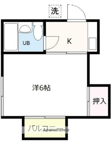 ハイツ恵利佳 2階階 間取り