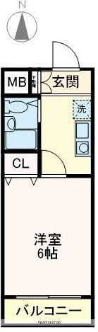 ABマンション 2階階 間取り