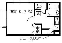 リリックコートスカイ2 2階階 間取り