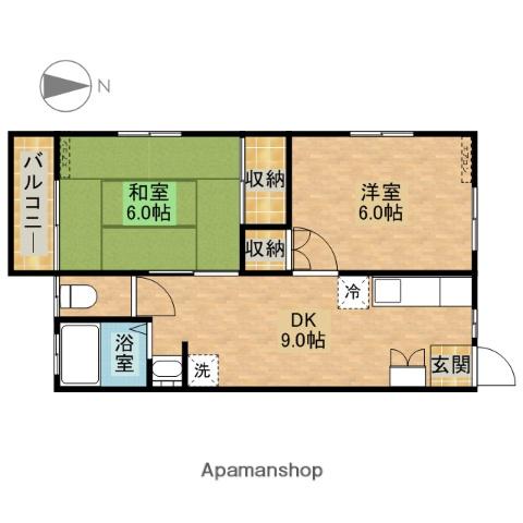カトレアハウス 2階階 間取り
