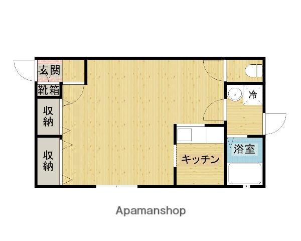 S・Kハイツ(1K/1階)の間取り写真