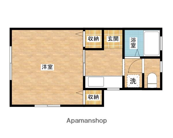 ライオンズコーポ真舟(1K/1階)の間取り写真