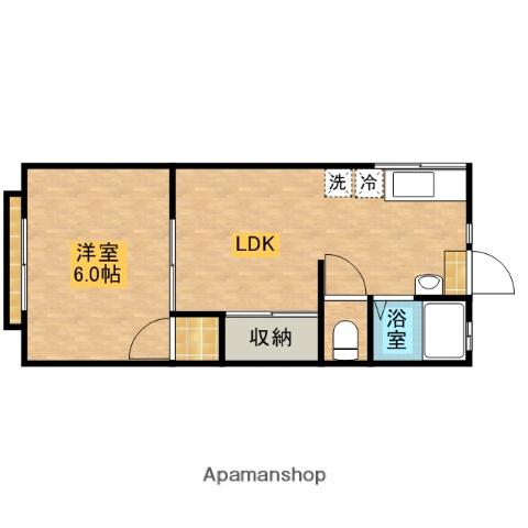 赤松ハイツ 2階階 間取り