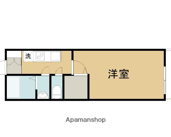 エムズ・ルキオラ(1K/2階)の間取り写真