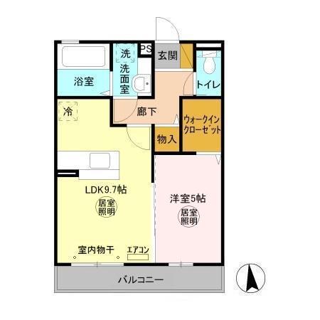 サウザンドサニー EAST 2階階 間取り