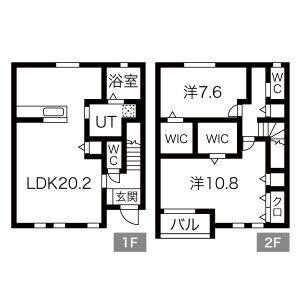 LIBERTA(3LDK/1階)の間取り写真