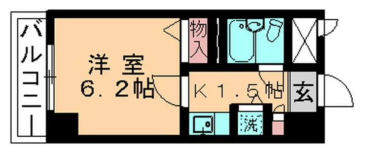 ライオンズマンション千葉県庁前第2 5階階 間取り