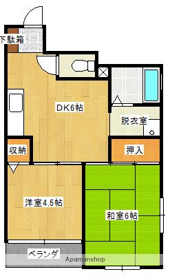 ジーエムコーポ八千代台 3階階 間取り