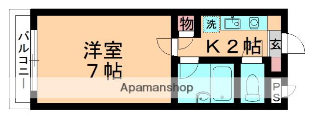 アネックス長洲 3階階 間取り