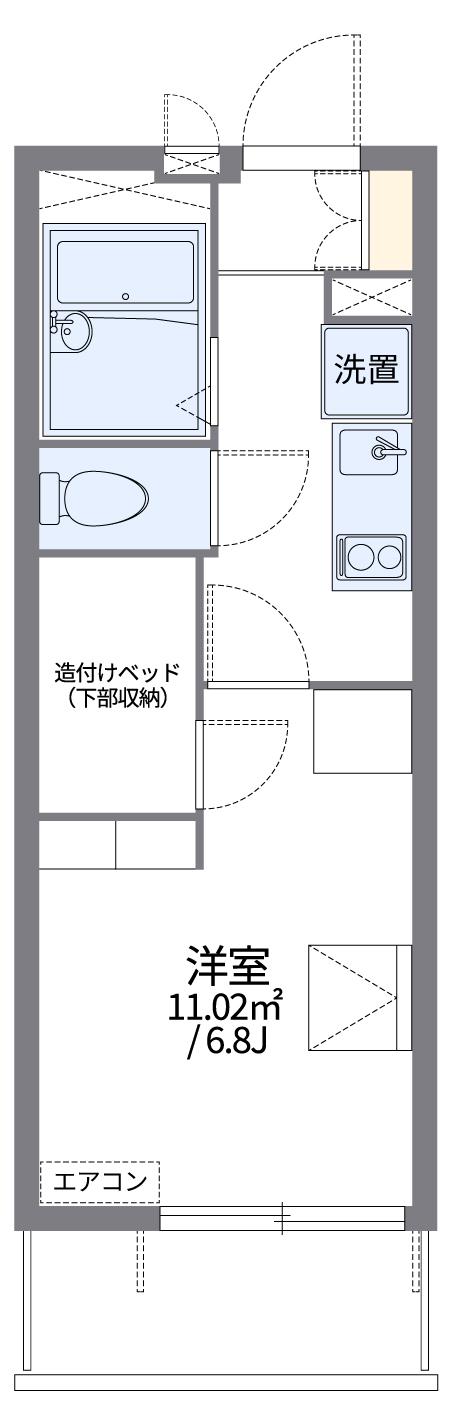 レオパレスYUSHIN 2階階 間取り