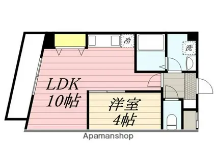 グラン・プレシアSOGA(1LDK/3階)の間取り写真