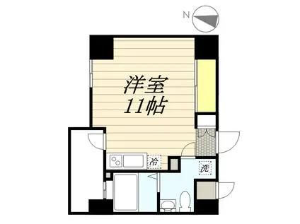 リエス千葉新宿(ワンルーム/3階)の間取り写真