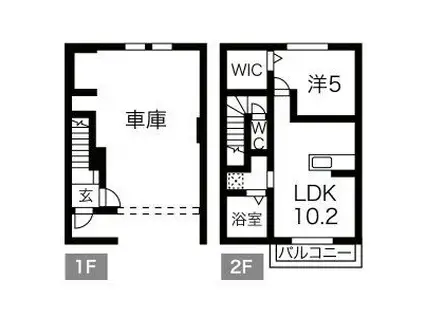 EAGLE RIDGE HC(1LDK)の間取り写真