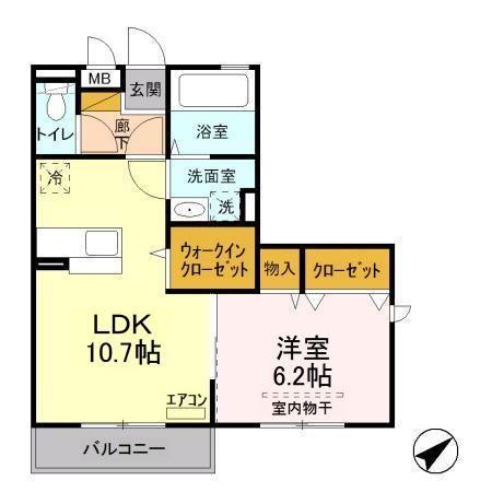 第8須賀ハイツ 3階階 間取り