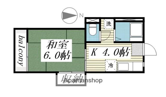グリーンヒルハウス 2階階 間取り