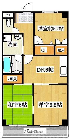バードウェルマンション 2階階 間取り