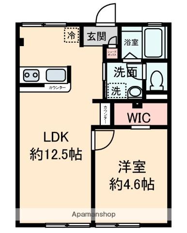 シティハイムABE 1階階 間取り