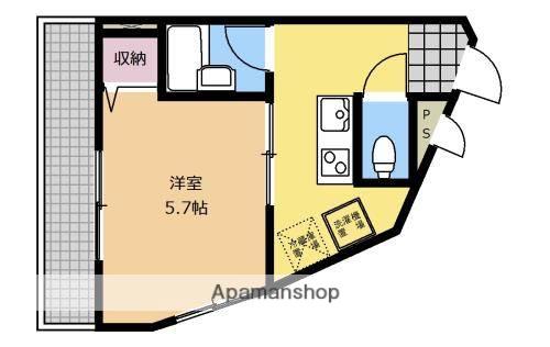 ラミアカーサ町田(1K/3階)の間取り写真