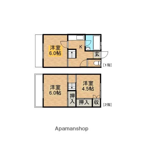 ガーデンＳ(3K)の間取り写真
