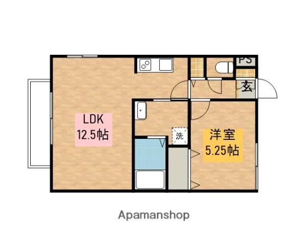リヴェールメゾン御園 1階階 間取り