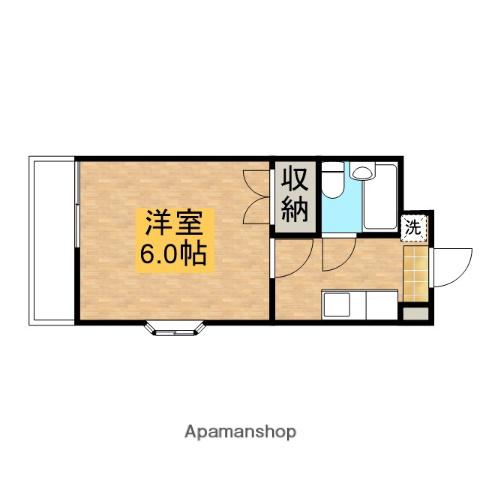 クレイン成瀬(1K/2階)の間取り写真