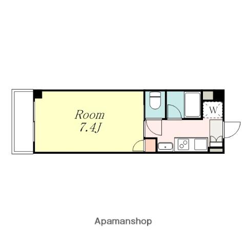 プライムハウス(1K/3階)の間取り写真