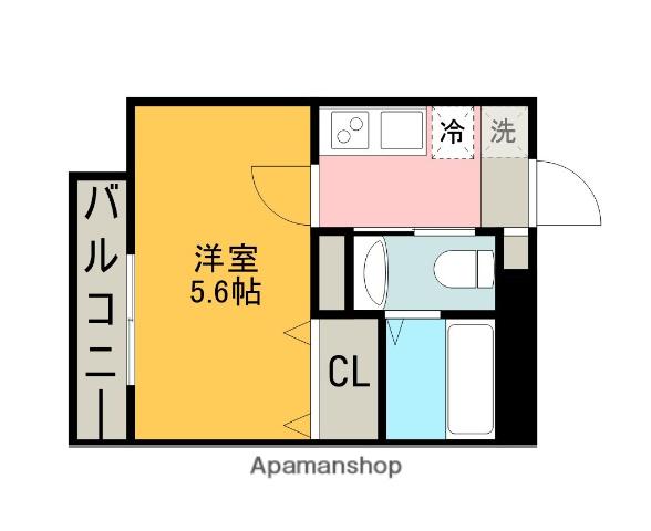 BCASA MACHIDA(1K/2階)の間取り写真