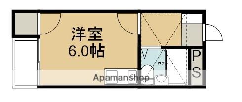 SANDALWOOD町田鵜野森(ワンルーム/1階)の間取り写真