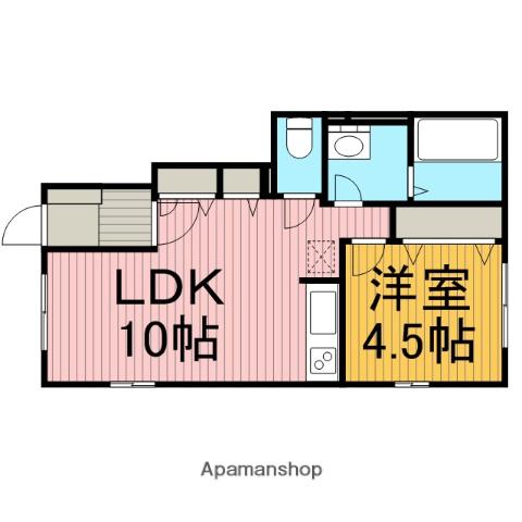 フォレスト(1LDK/1階)の間取り写真