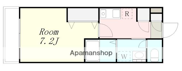 ナイスアーバン(1K/2階)の間取り写真