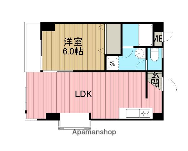 メゾンバンビード 4階階 間取り