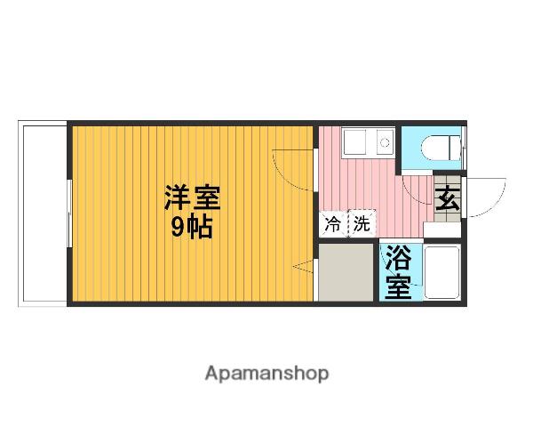 第2サンハイツ大野 2階階 間取り