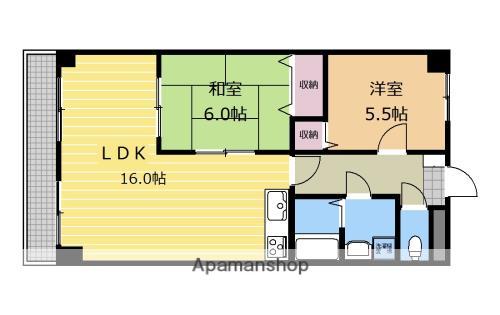 メゾンド玉川学園(2LDK/1階)の間取り写真