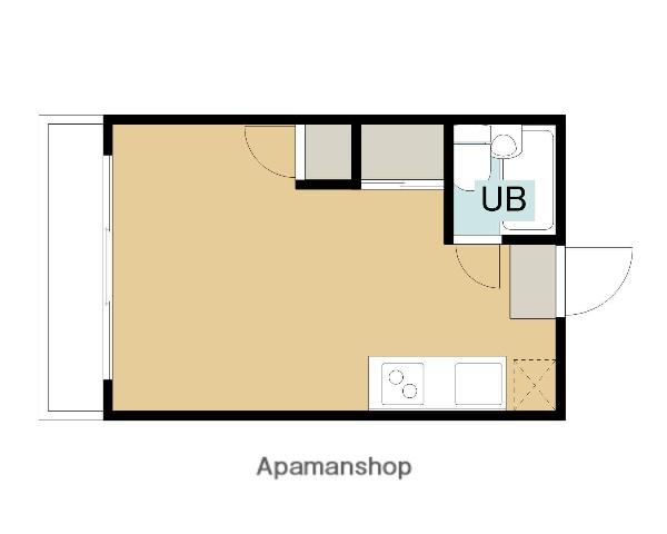 ST森野(ワンルーム/2階)の間取り写真