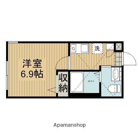 メゾフォルテ(1K/2階)の間取り写真
