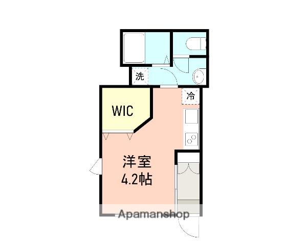 HOUSE O(ワンルーム/1階)の間取り写真