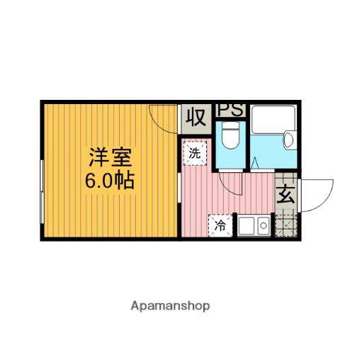 メール南成瀬 1階階 間取り