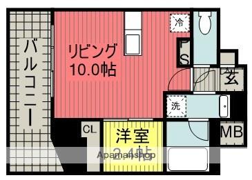 SYFORME MACHIDA(1LDK/8階)の間取り写真