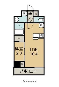 SYFORME MACHIDA(1LDK/11階)の間取り写真
