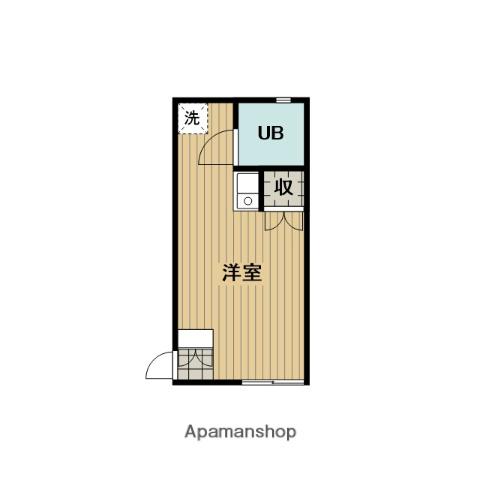 ARIETTA(ワンルーム/1階)の間取り写真