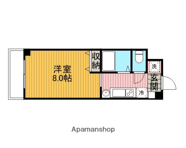 N-FLATS町田(1K/12階)の間取り写真