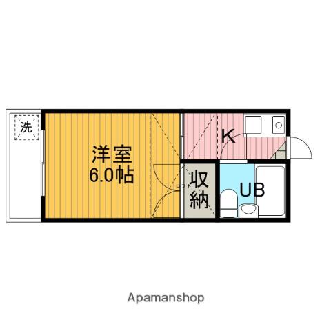 メゾンパレット 2階階 間取り