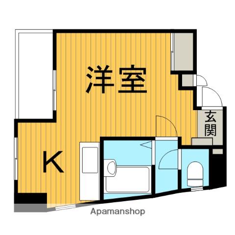 グレイス・ミコ(1K/6階)の間取り写真