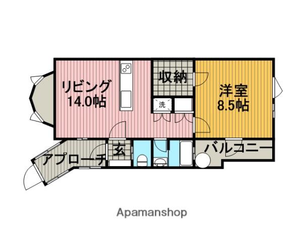 ビラ・トーレ(1LDK/1階)の間取り写真