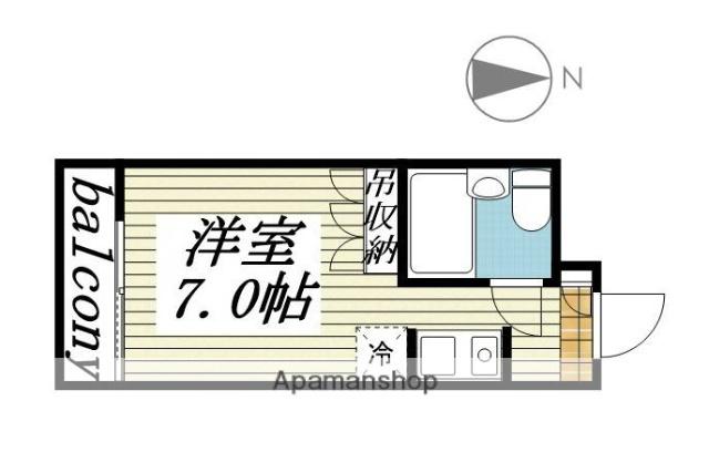 メゾン・ド・イザール 4階階 間取り