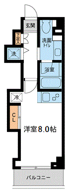 ミテッツァ矢向 2階階 間取り