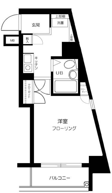 メインステージ大森駅前 4階階 間取り