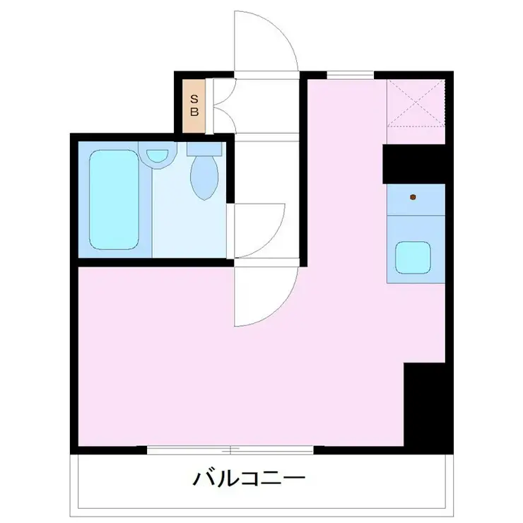 ヴェラハイツ三ツ沢公園 4階階 間取り