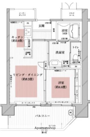 ザ・レジデンス白金スイート 6階階 間取り