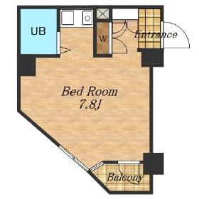 ワールドレジデンス大森(1K/6階)の間取り写真